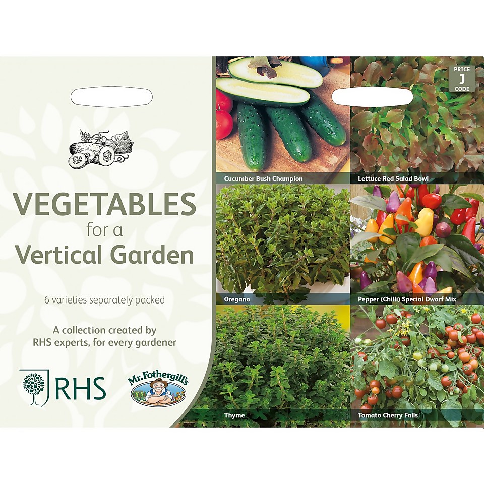 RHS Vegetables for a Vertical Garden Collection