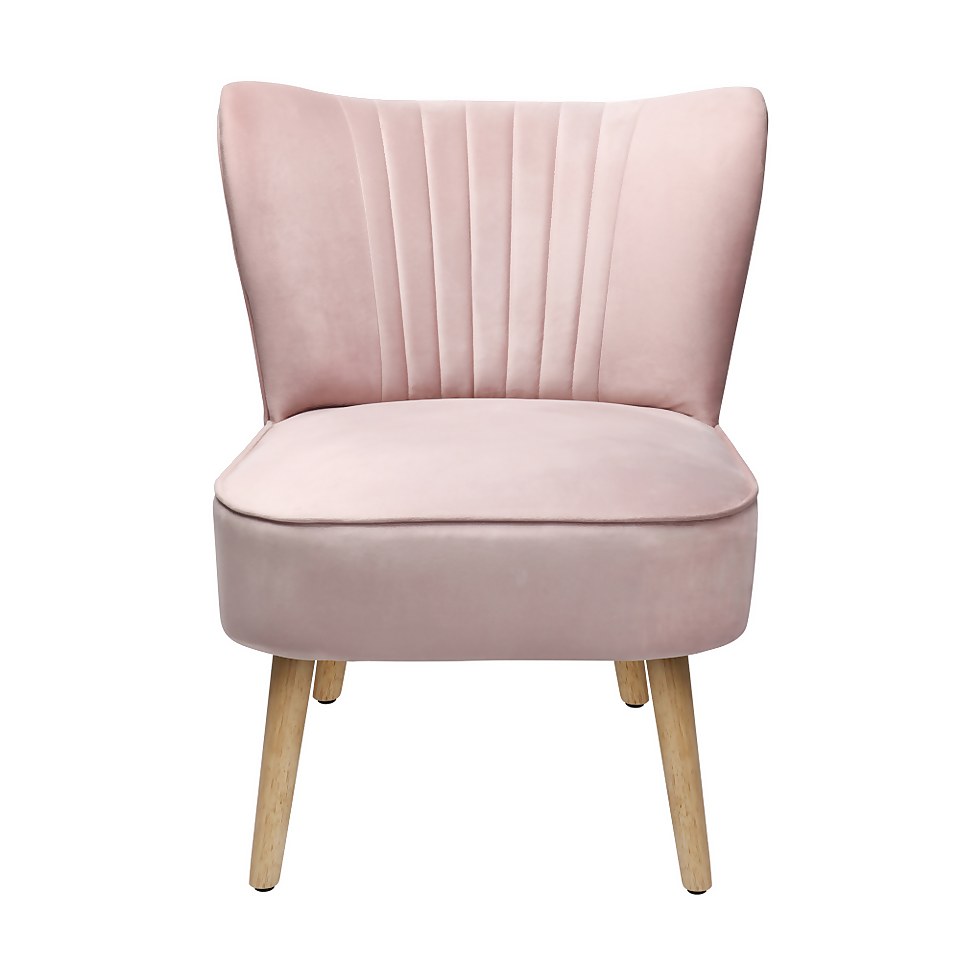 The Occasional Chair Dark Blush Homebase