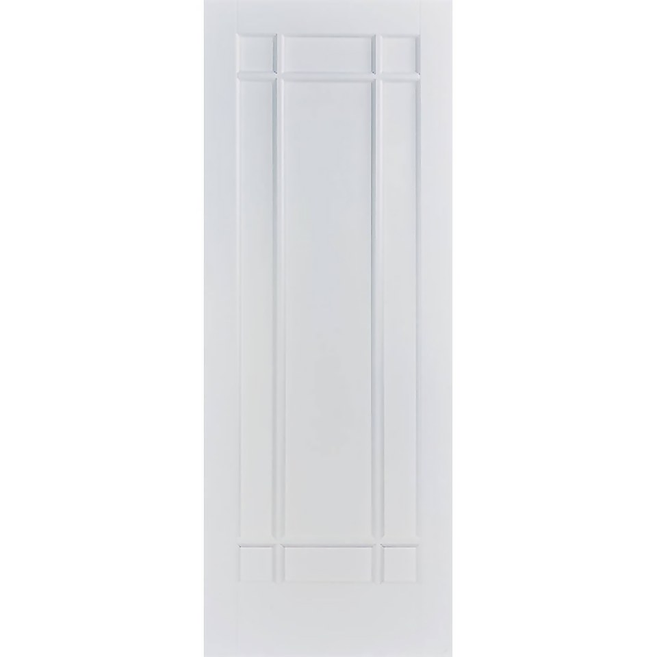 Manhattan - 9 Panel White Primed Internal Door - 1981 x 838 x 35mm