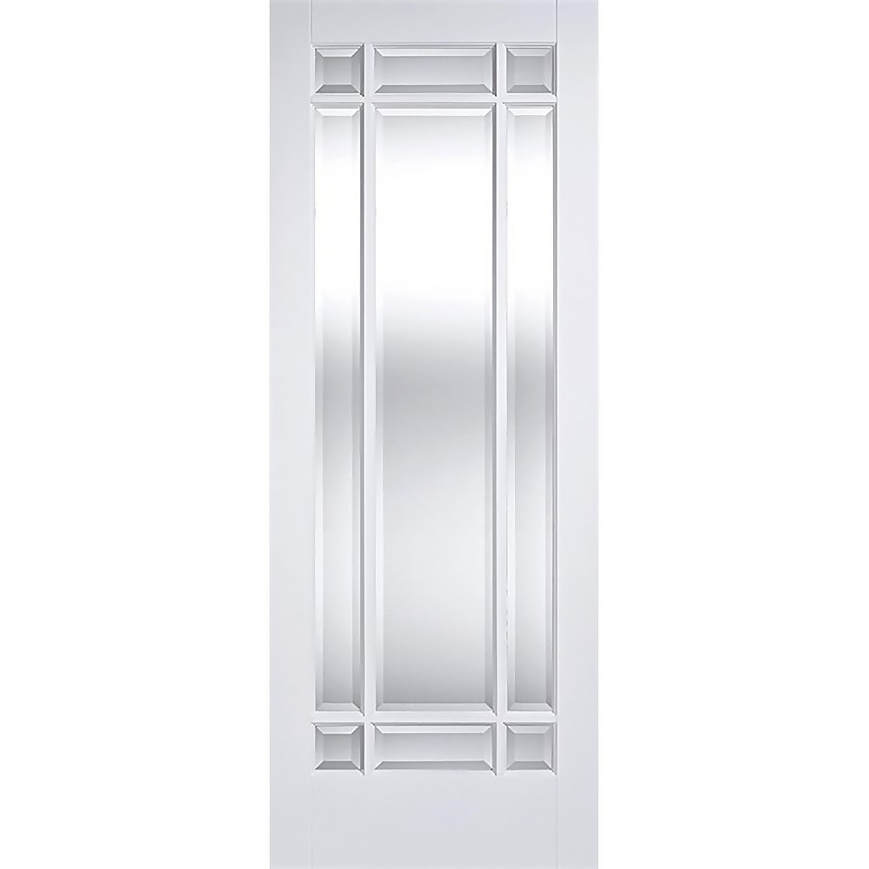 Manhattan - Glazed White Primed Internal Door - 1981 x 762 x 35mm