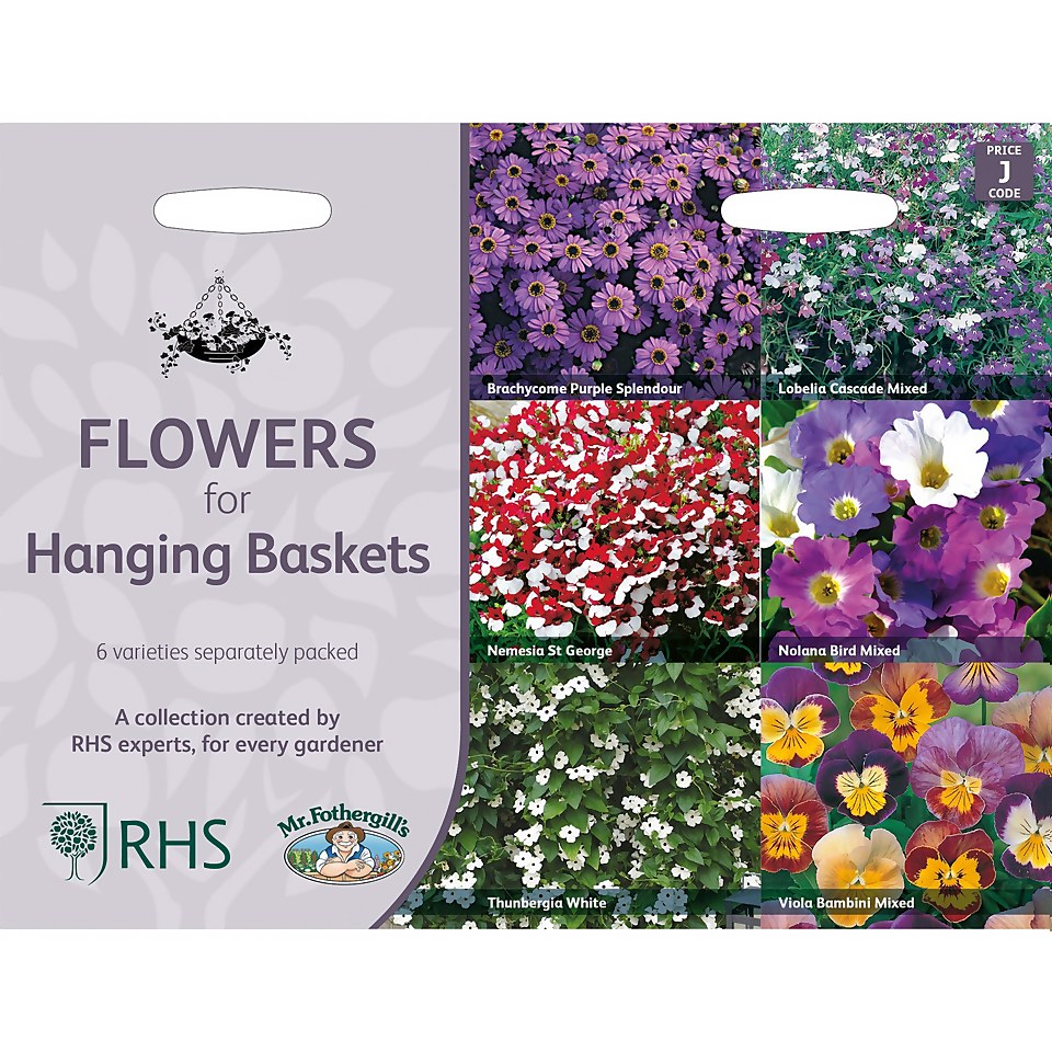 RHS Flowers for Hanging Baskets Collection