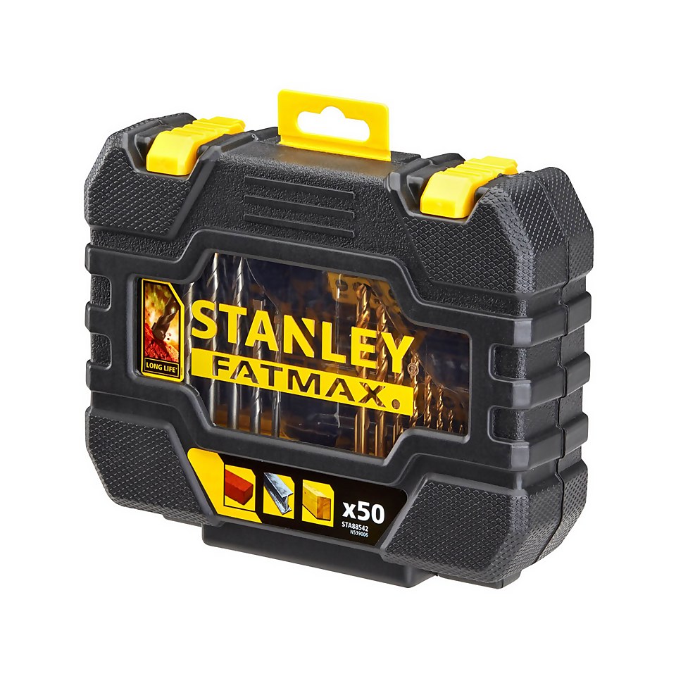 STANLEY FATMAX 50 Piece Drilling and Driving Set (STA88542-XJ)