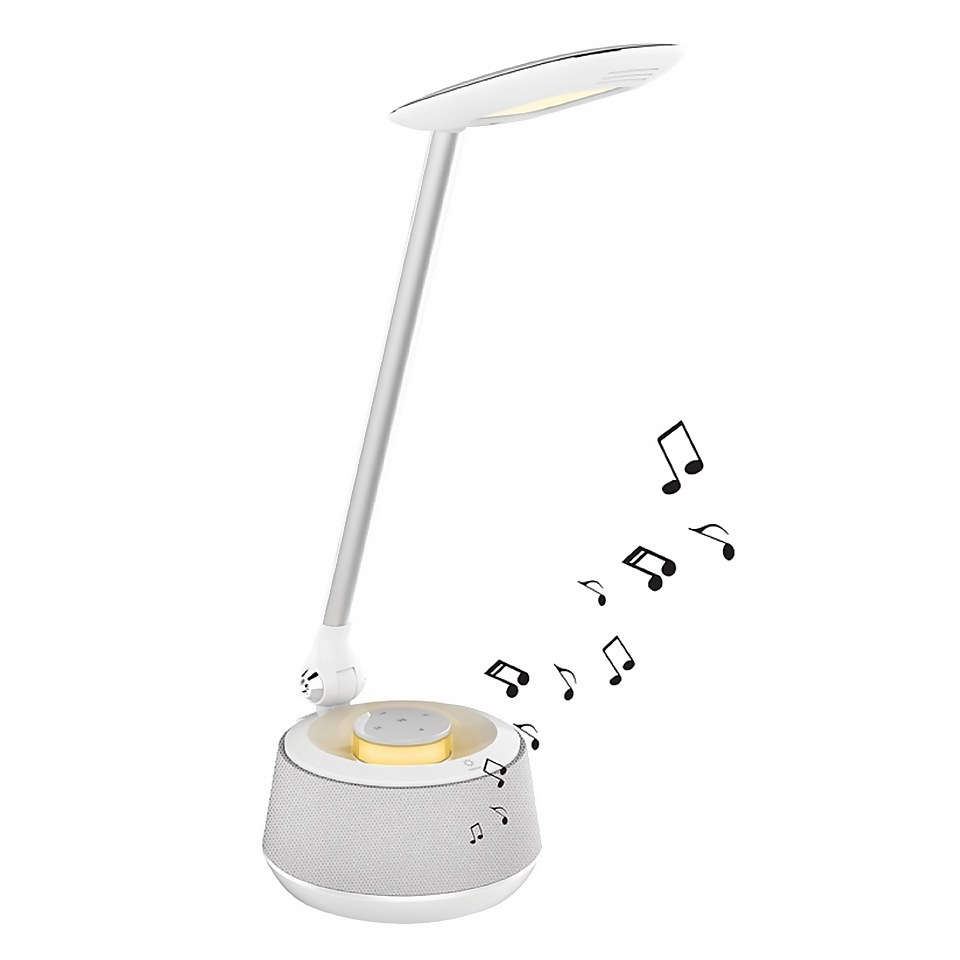 Decotech Bluetooth Speaker LED Desk Lamp