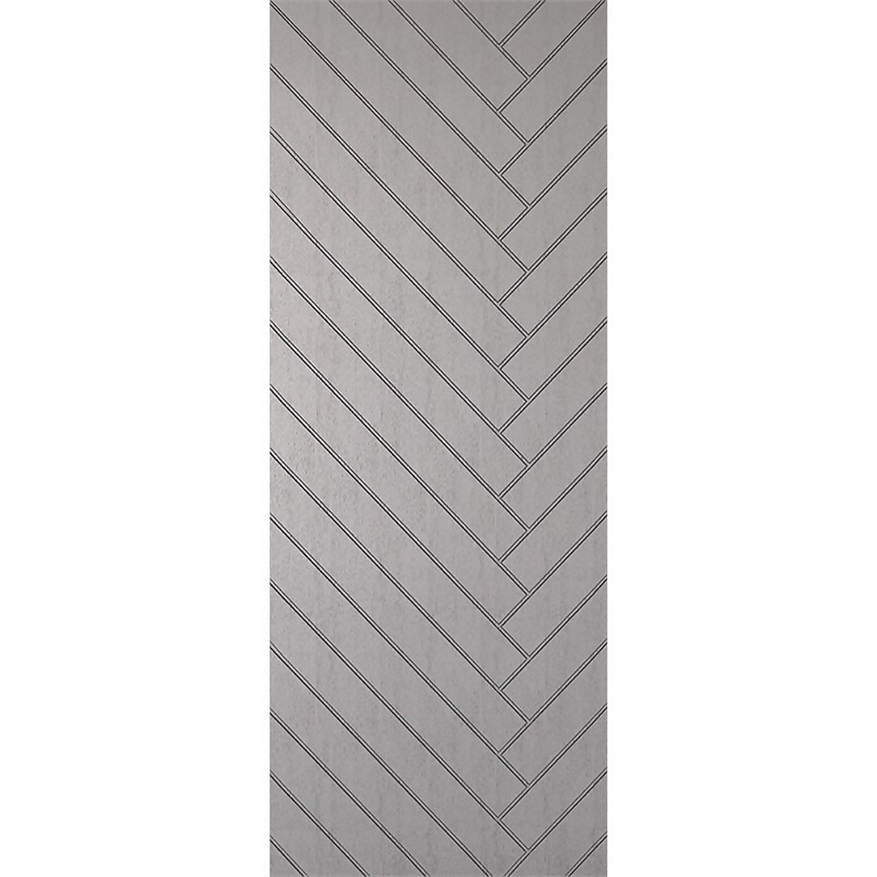 Bexhill - Silver - Composite Exterior Door - 2032 x 813 x 44