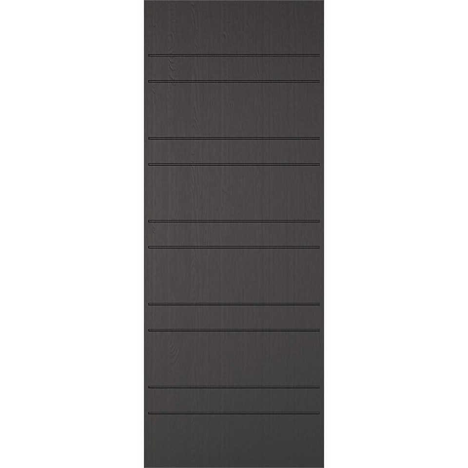 Newmarket - Grey - Composite Exterior Door - 2032 x 813 x 44