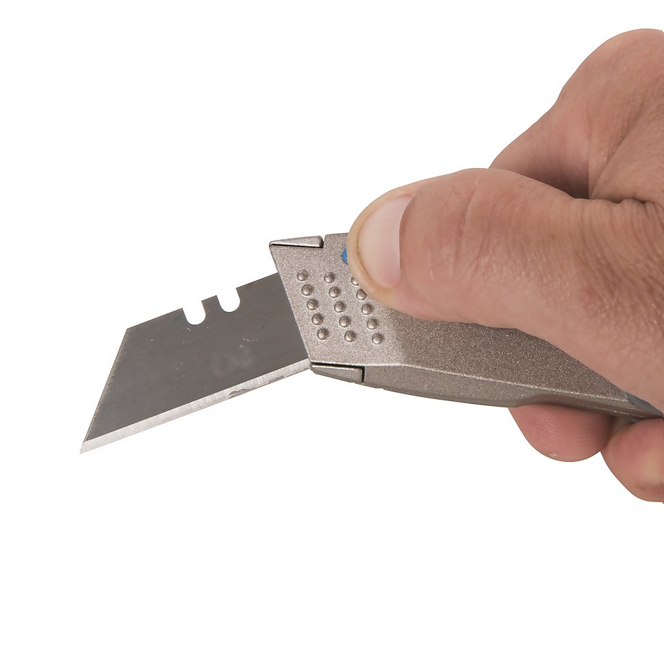 Silverline Folding Retractable Knife - 165mm