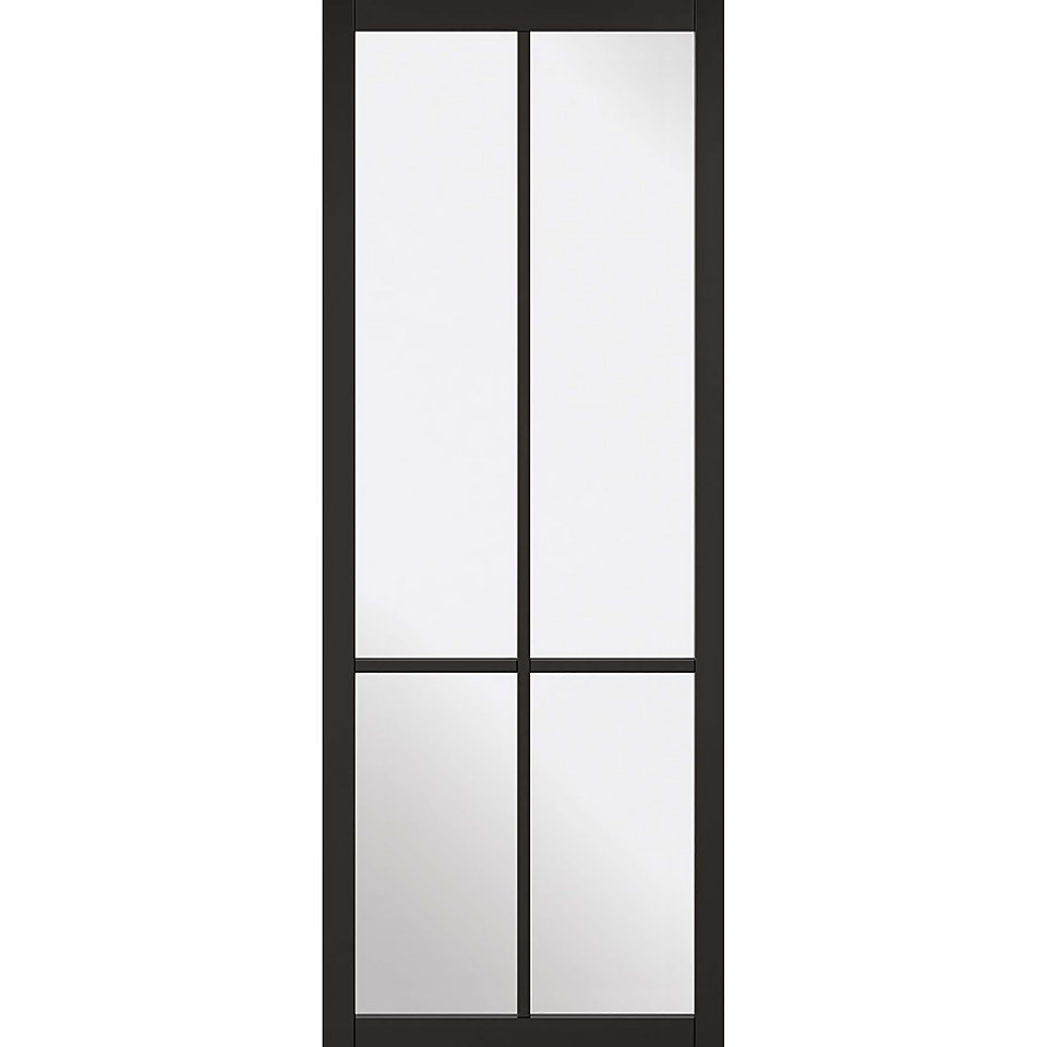 Liberty - Glazed - Black Internal Door - 1981 x 686 x 35mm
