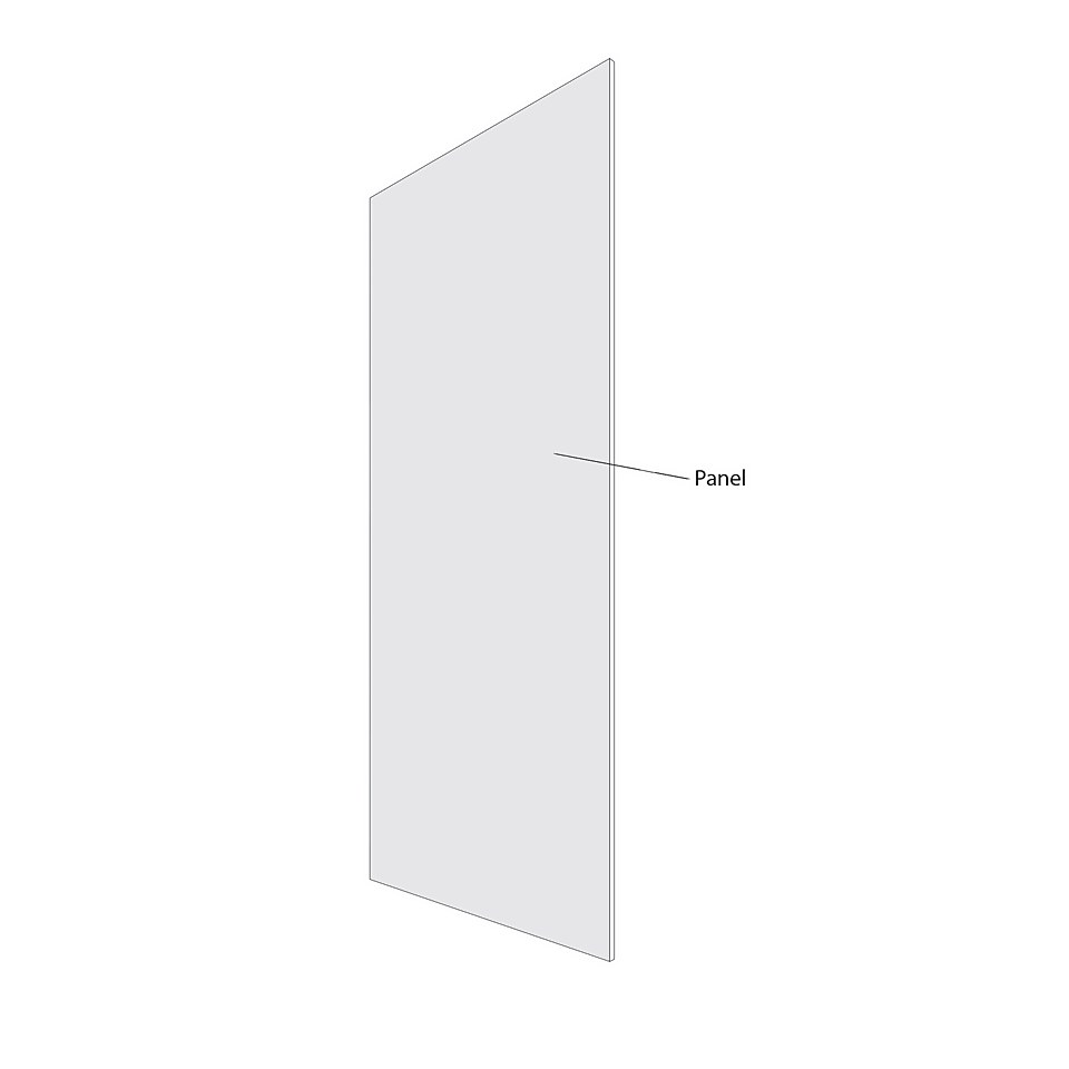 Wetwall Grey - 1220mm - Shower Panel - Composite