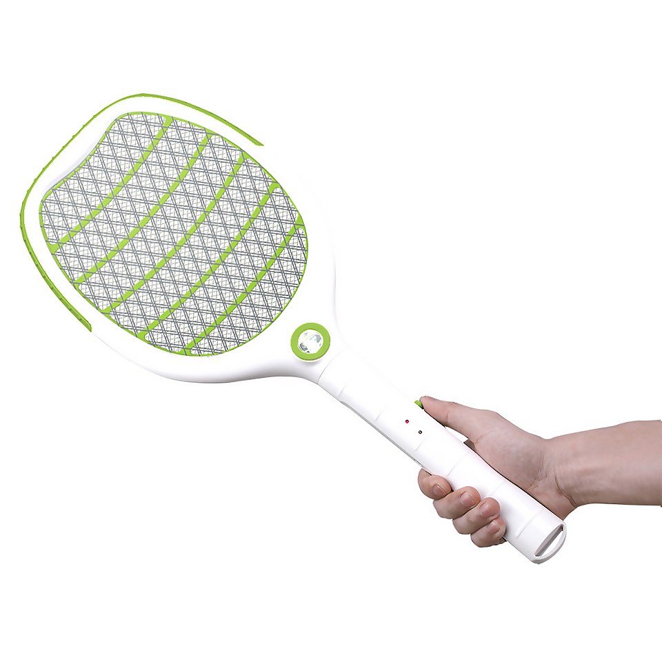 Insect Killer & Rechargeable Lamp Racquet