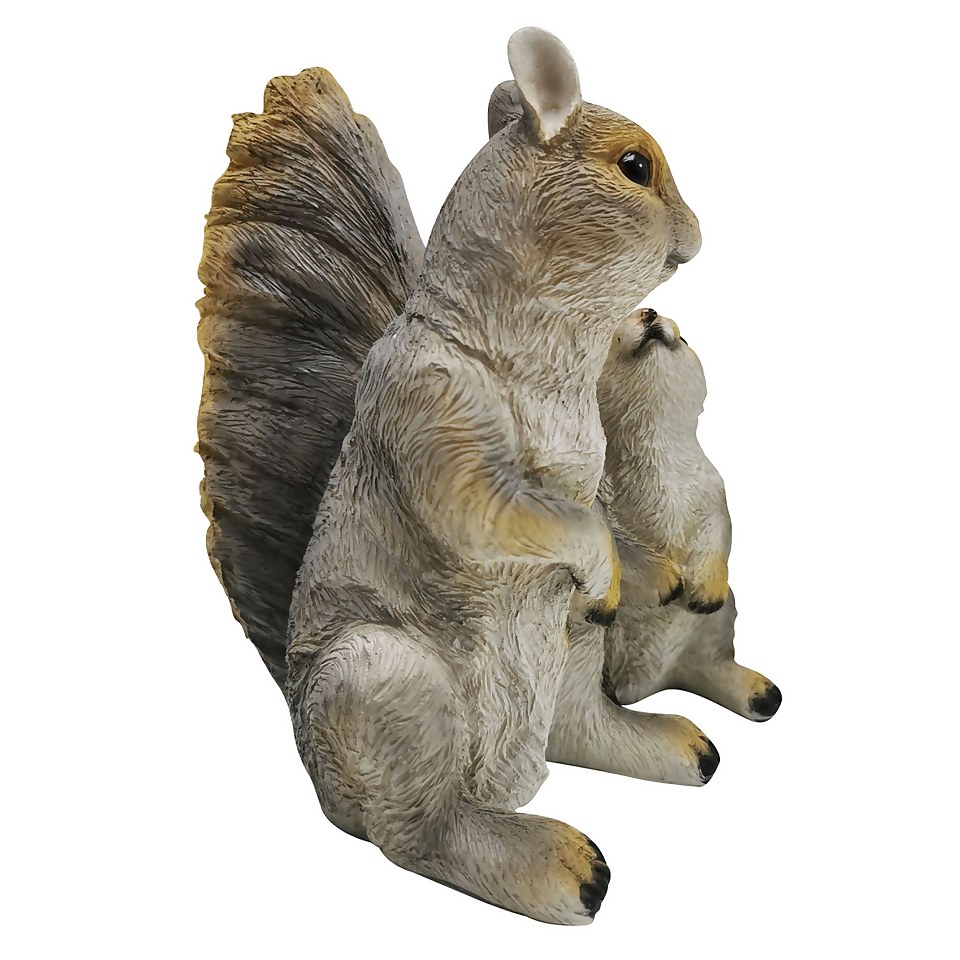 Resin Squirrel Family