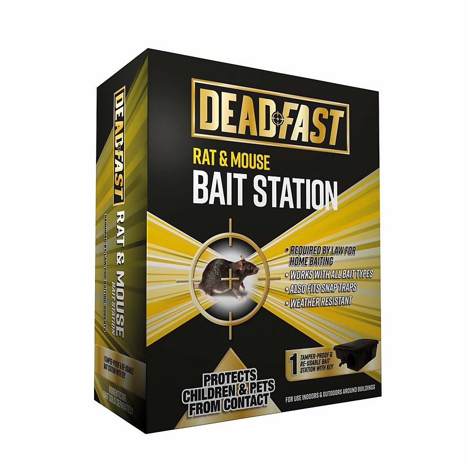 Deadfast Mouse & Rat Bait Station Only Single