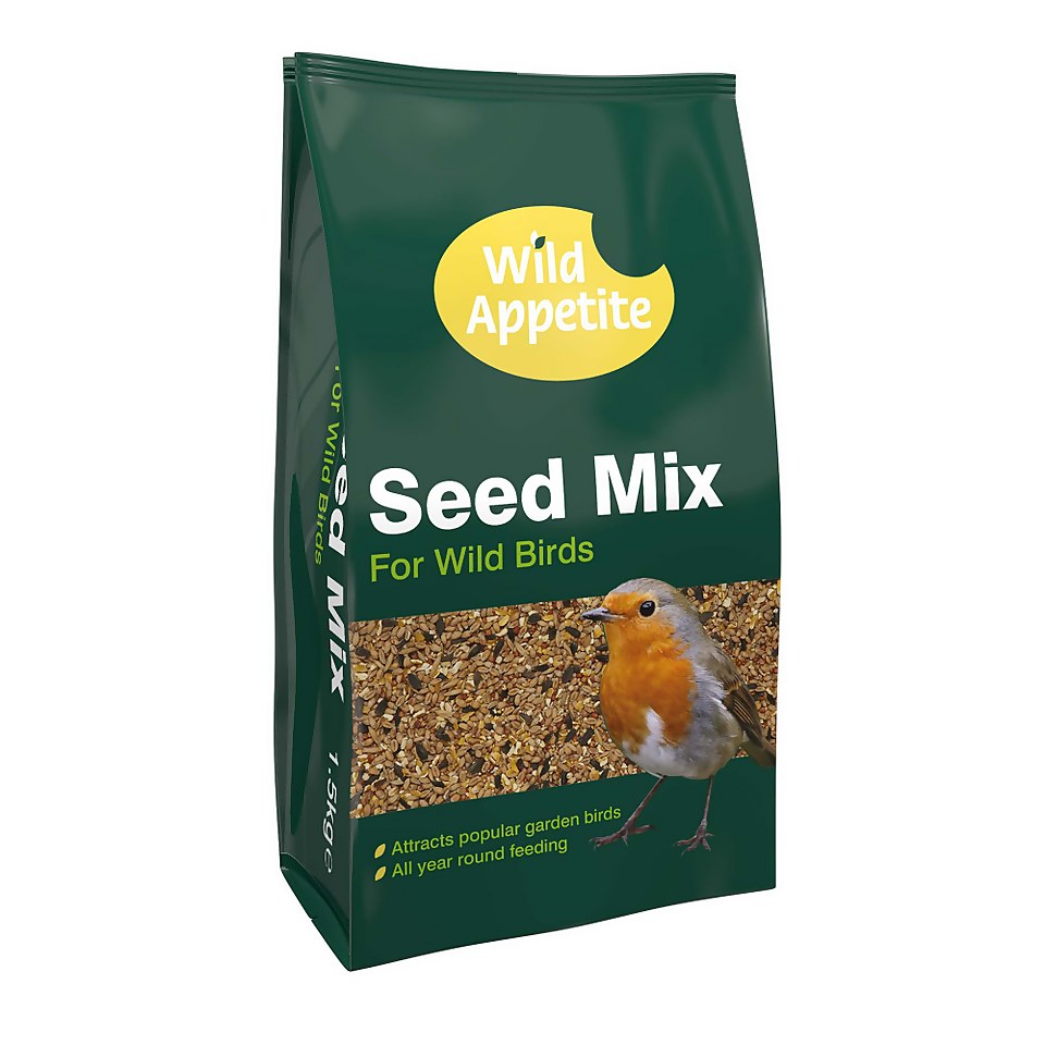Wild Appetite Seed Mix for Wild Birds - 1.5kg