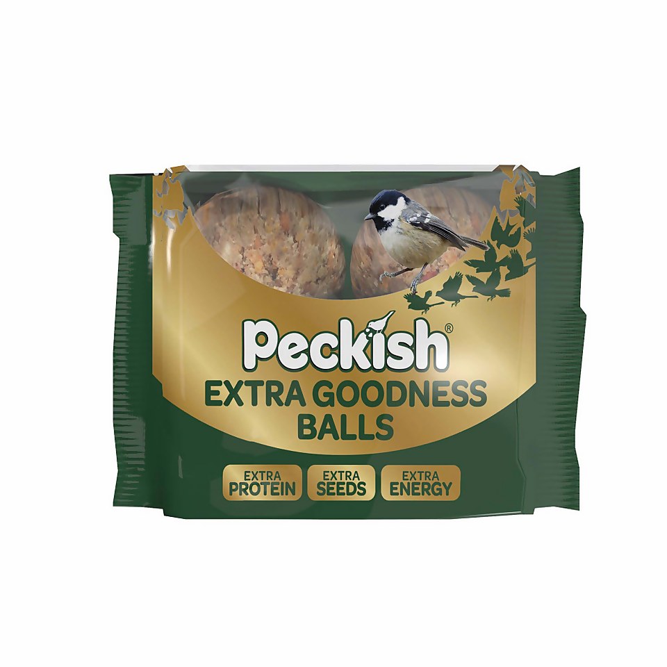 Peckish Extra Goodness Balls for Wild Birds - 4 Pack