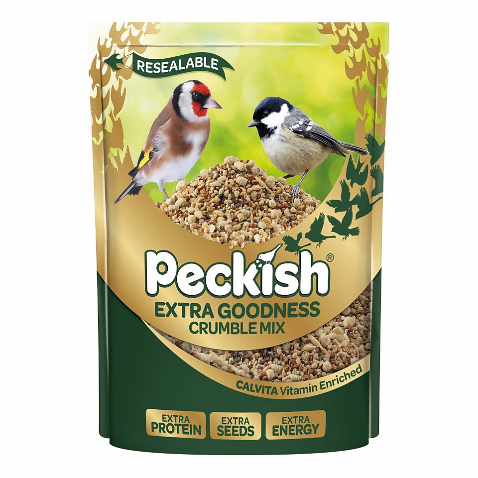 Peckish Extra Goodness Crumble Feed for Wild Birds - 1kg