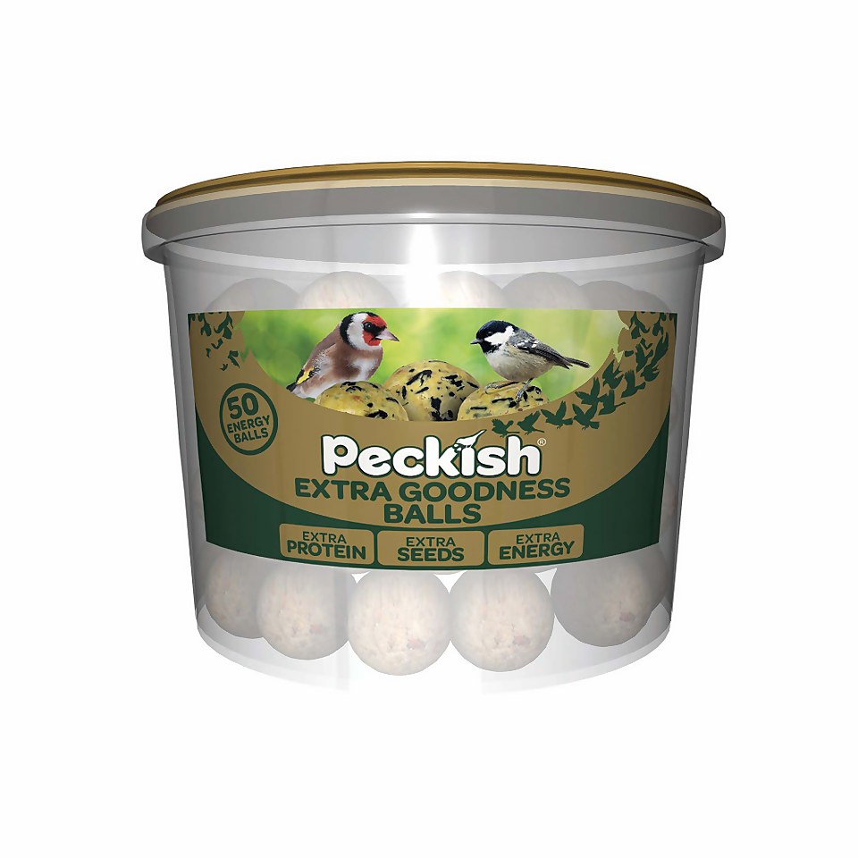 Peckish Extra Goodness Balls for Wild Birds - 50 Tub