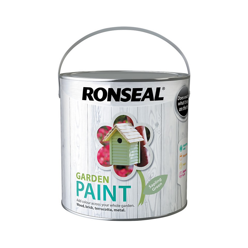 Ronseal Garden Paint Sapling Green - 2.5L