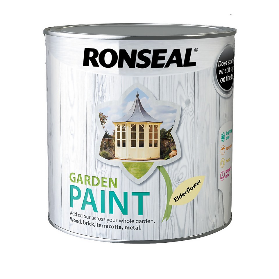 Ronseal Garden Paint Elderflower - 2.5L