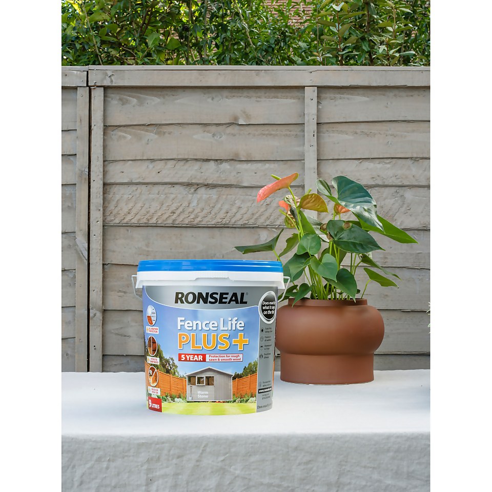 Ronseal Fence Life Plus Warm Stone - 5L