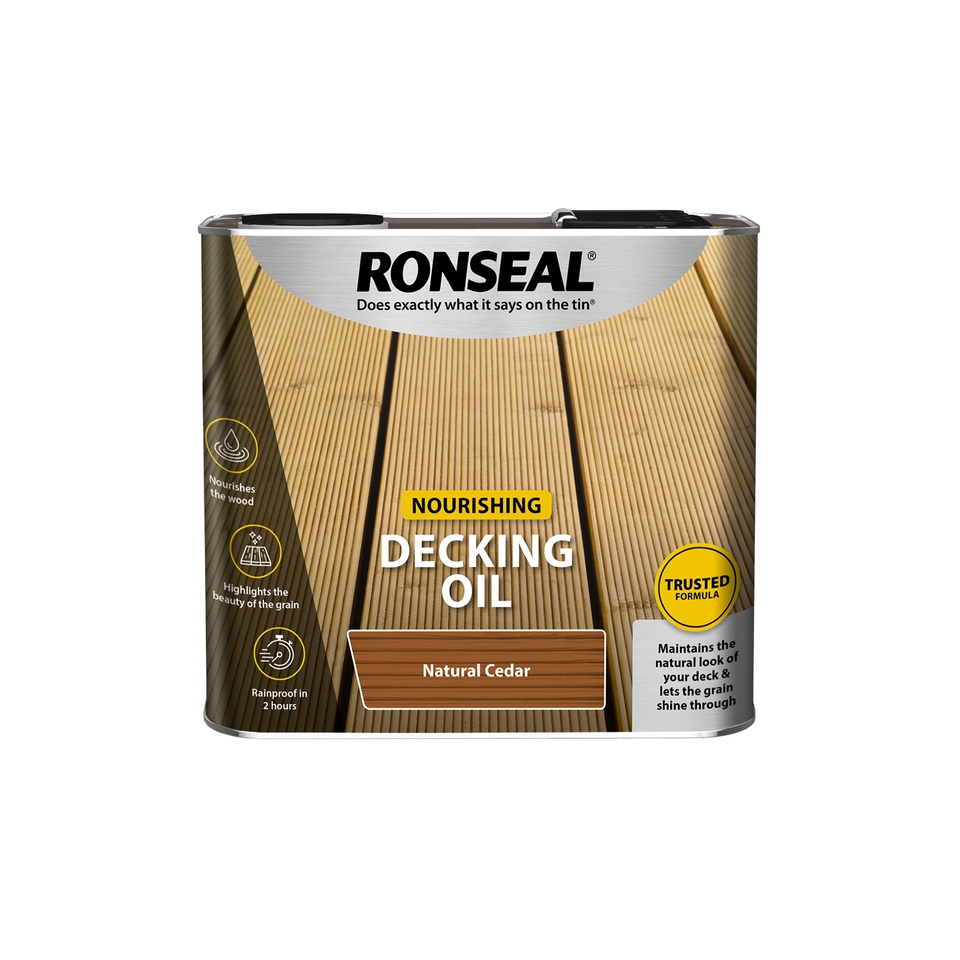 Ronseal Decking Oil Natural Cedar - 2.5L