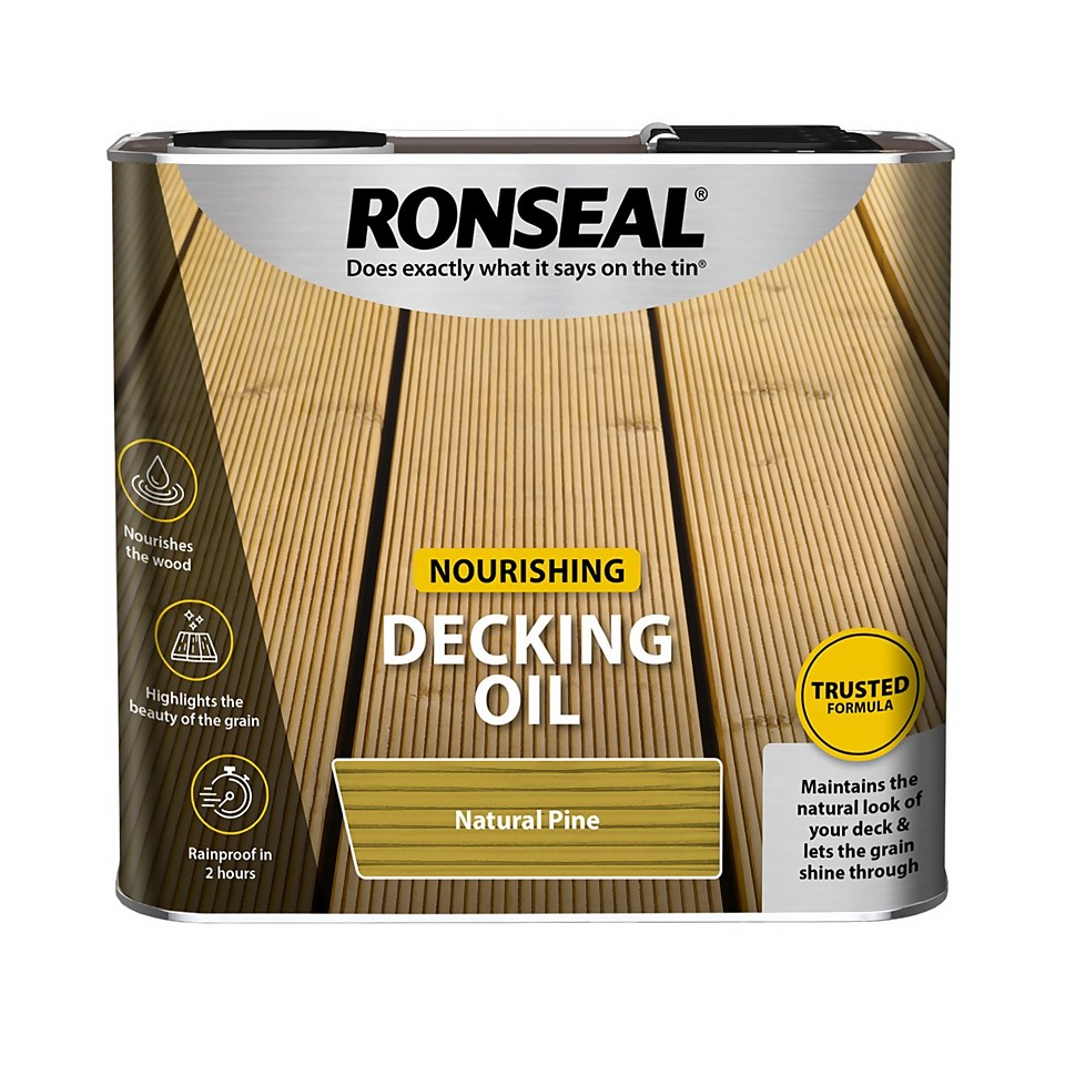 Ronseal Decking Oil Natural Pine - 2.5L