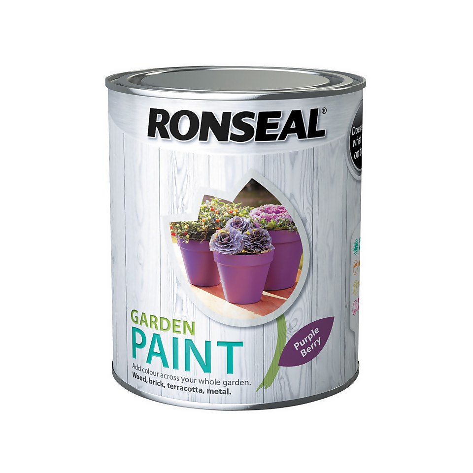 Ronseal Garden Paint Purple Berry - 250ml