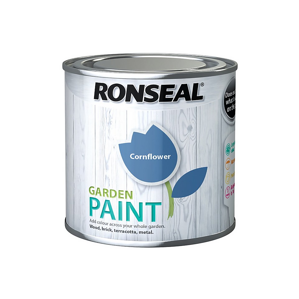 Ronseal Garden Paint Cornflower - 750ml