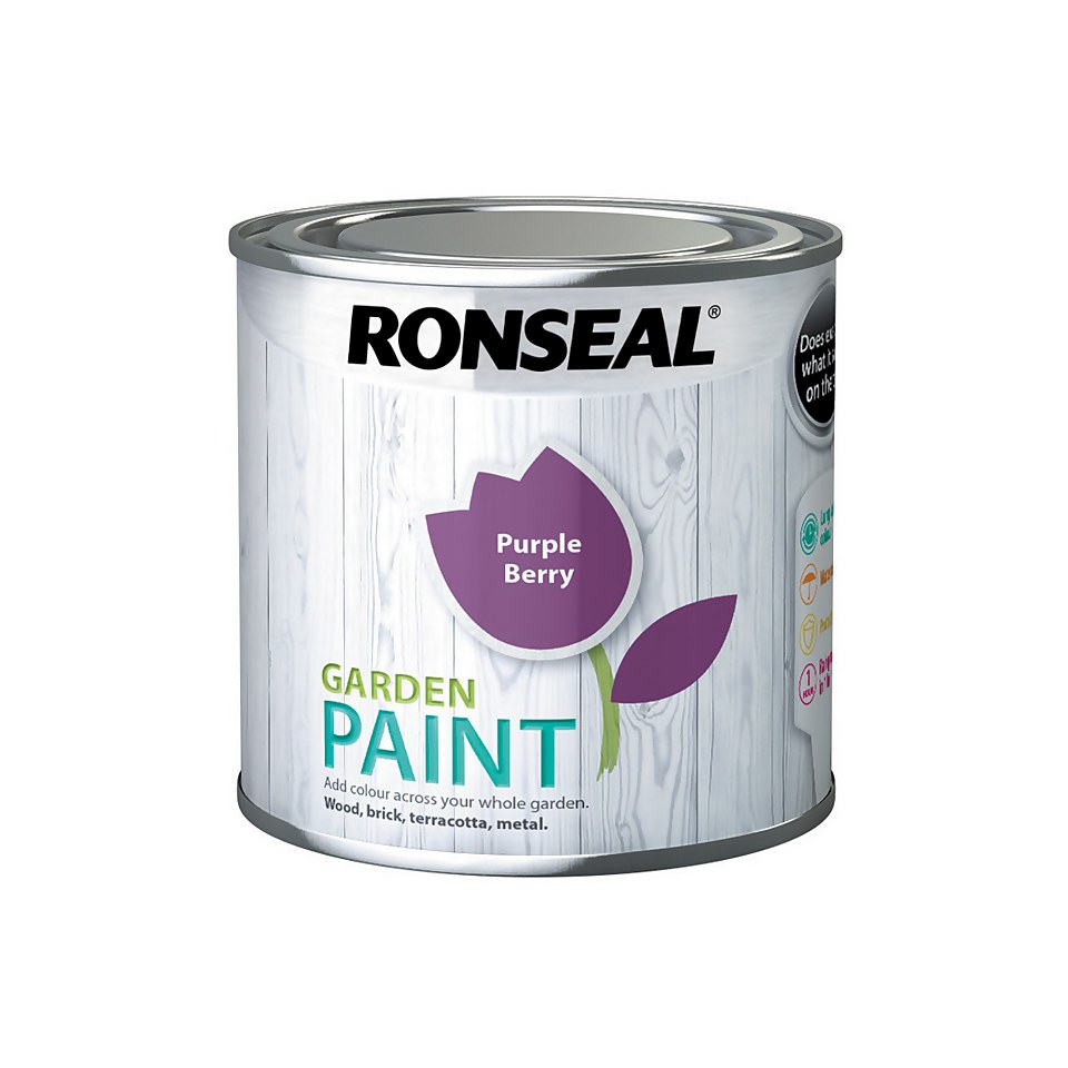 Ronseal Garden PaintPurple Berry - 750ml