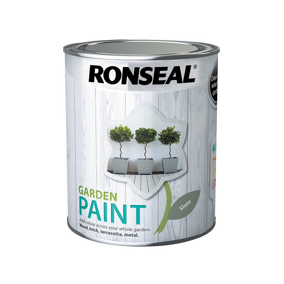 Ronseal Garden Paint Slate - 750ml