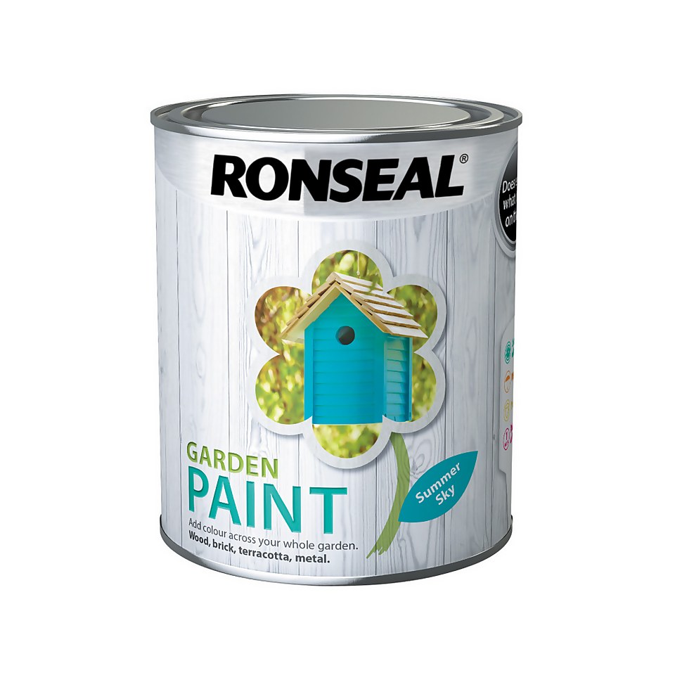Ronseal Garden Paint Summer Sky - 750ml