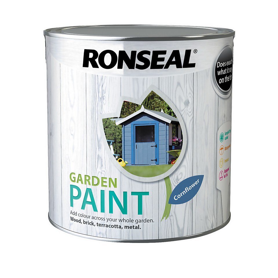 Ronseal Garden Paint Cornflower - 2.5L