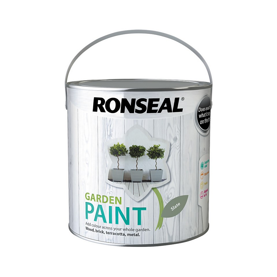 Ronseal Garden Paint Slate - 2.5L
