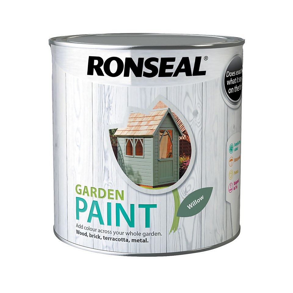 Ronseal Garden Paint  Willow - 2.5L