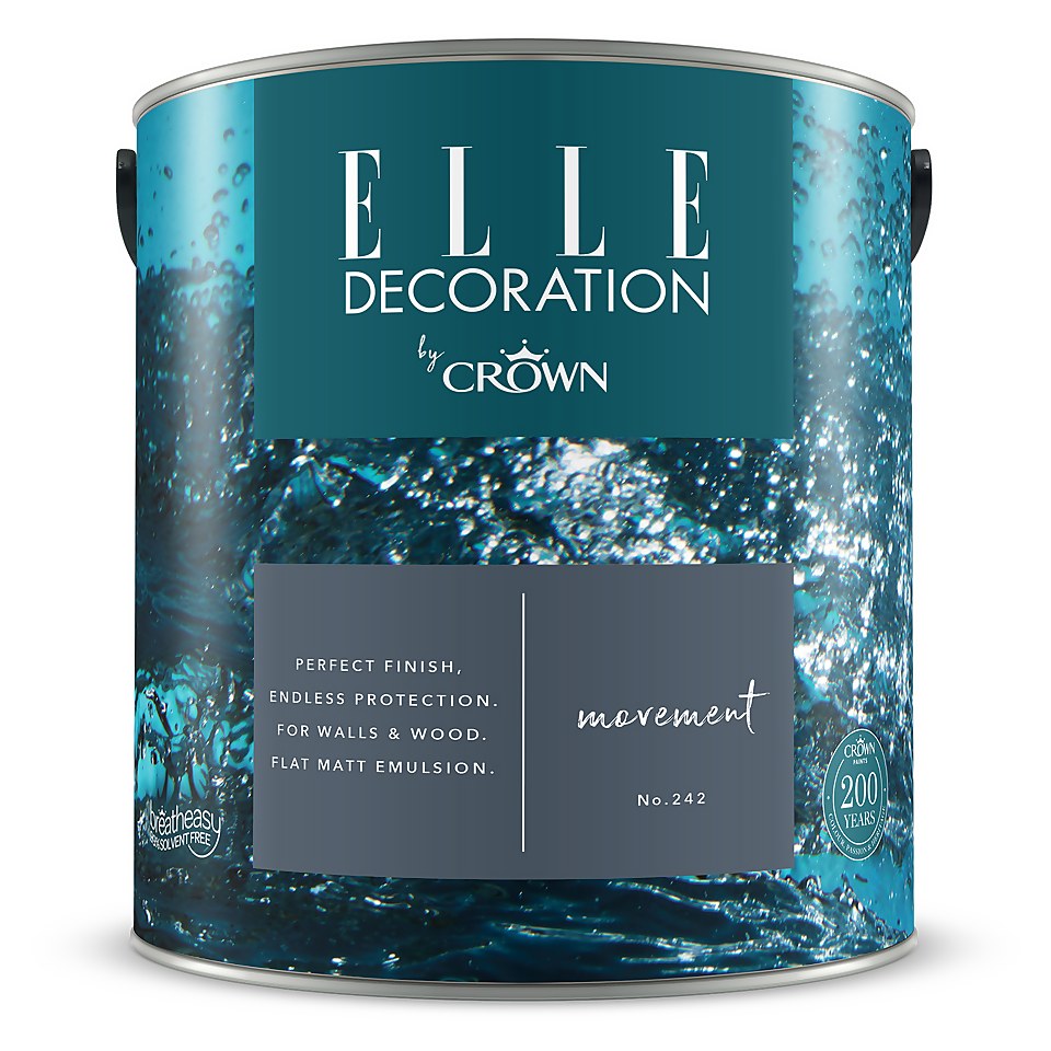 ELLE Decoration by Crown Flat Matt Paint Movement - 2.5L