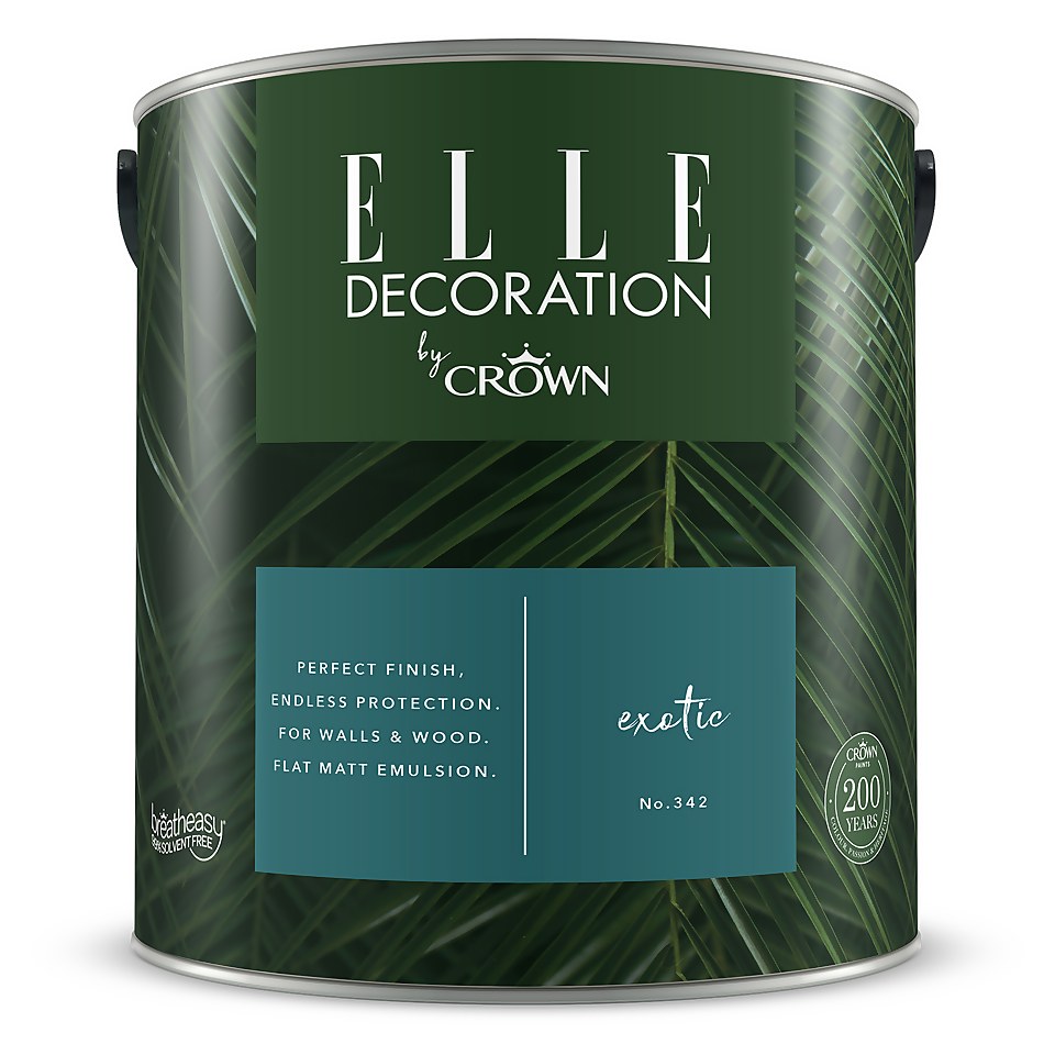ELLE Decoration by Crown Flat Matt Paint Exotic - 2.5L