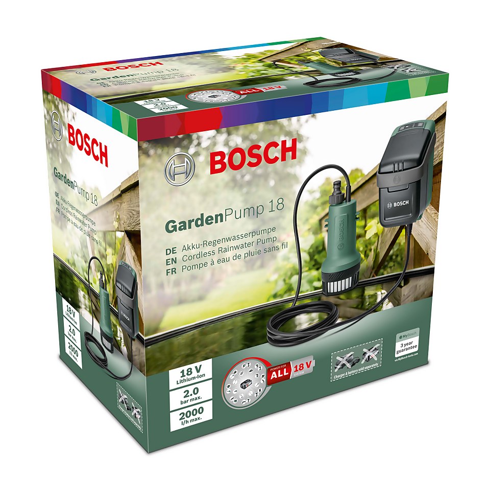 Bosch Gardenpump 18 Watering Pump