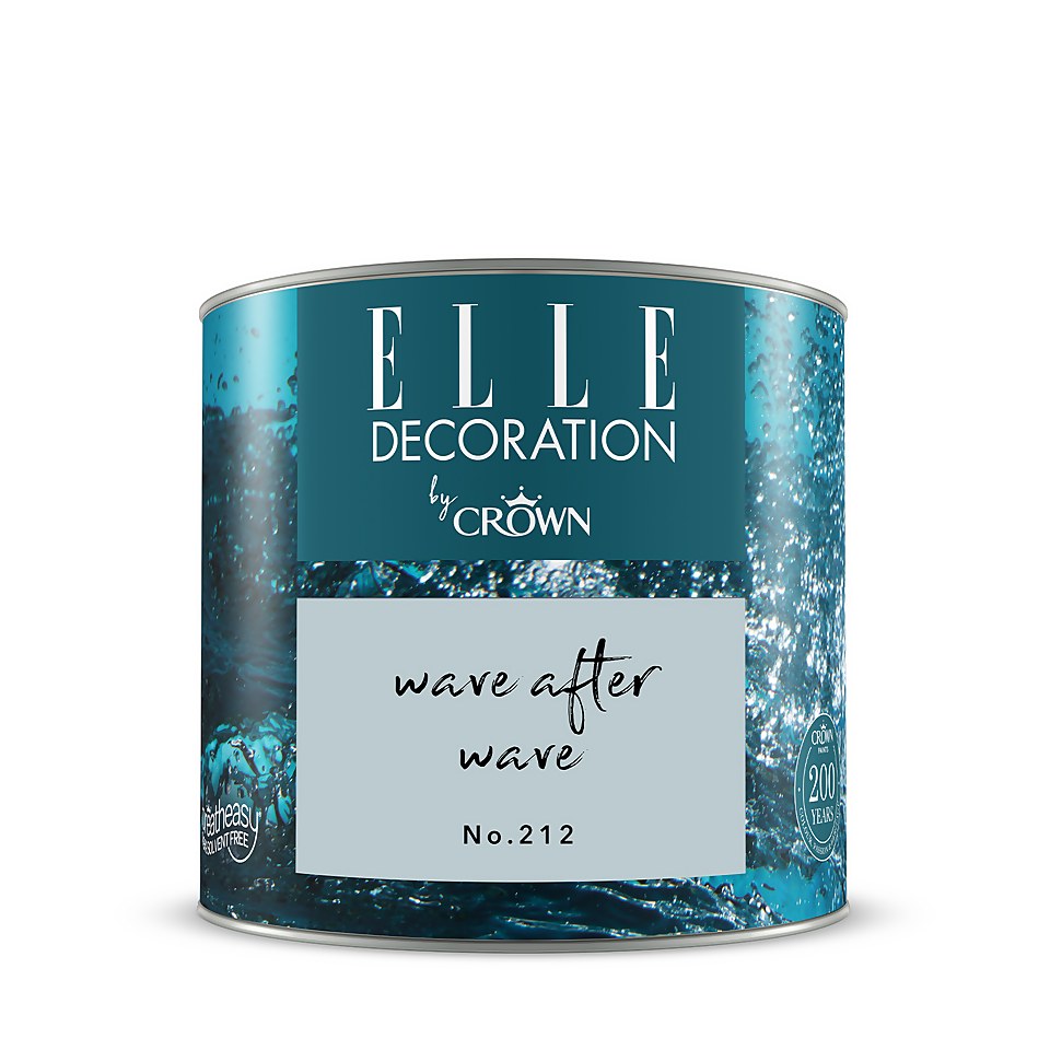 ELLE Decoration by Crown Flat Matt Paint Wave After Wave - Tester 125ml