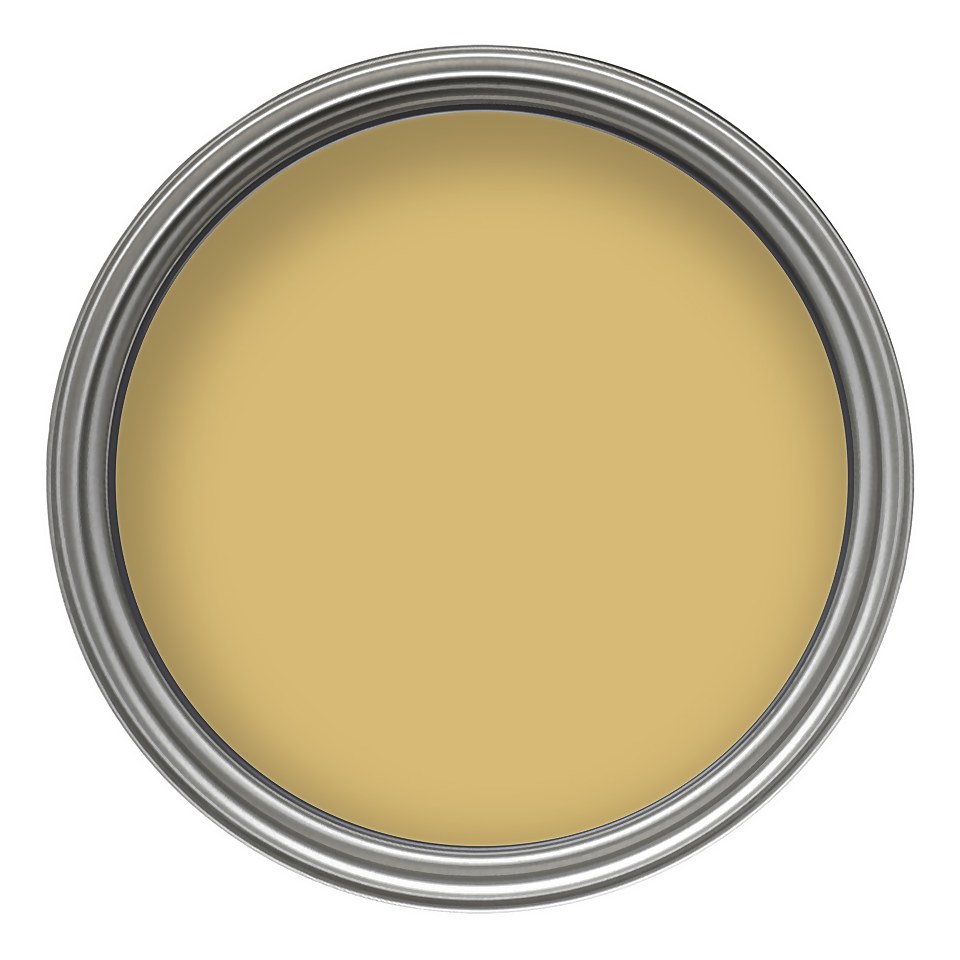 ELLE Decoration by Crown Flat Matt Paint Mustard Field - Tester 125ml