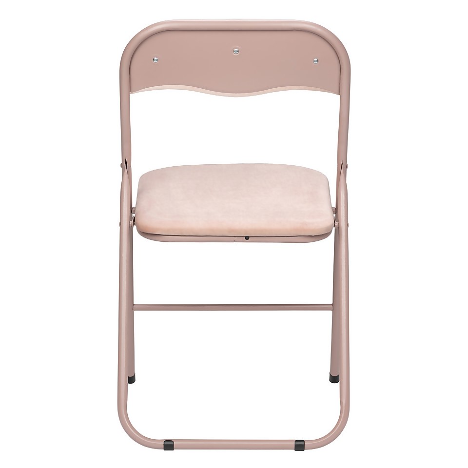Folding Chair - Blush