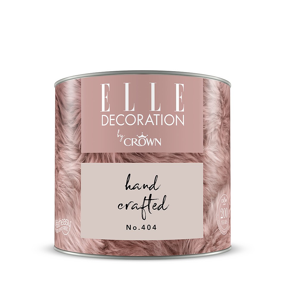 ELLE Decoration by Crown Flat Matt Paint Hand Crafted - Tester 125ml