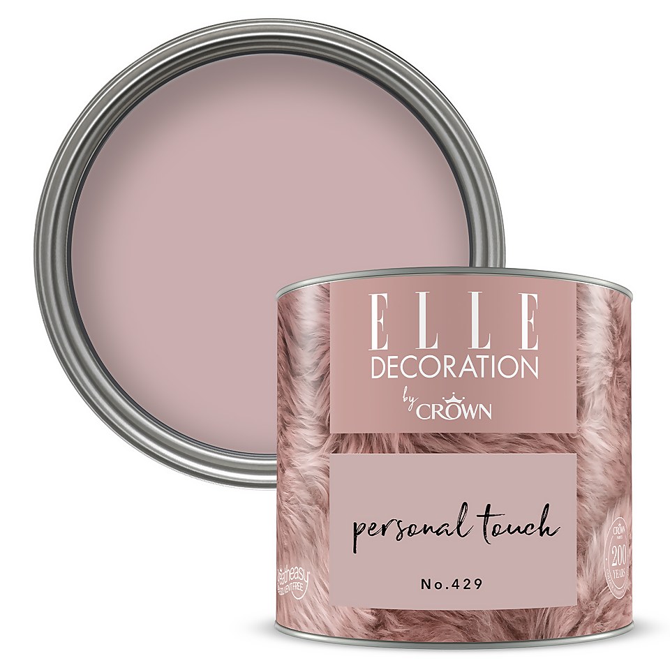 ELLE Decoration by Crown Flat Matt Paint Personal Touch - Tester 125ml