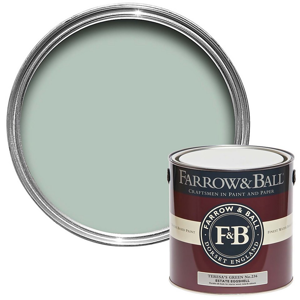 Farrow & Ball Estate Eggshell Paint Teresa's Green No.236 - 2.5L