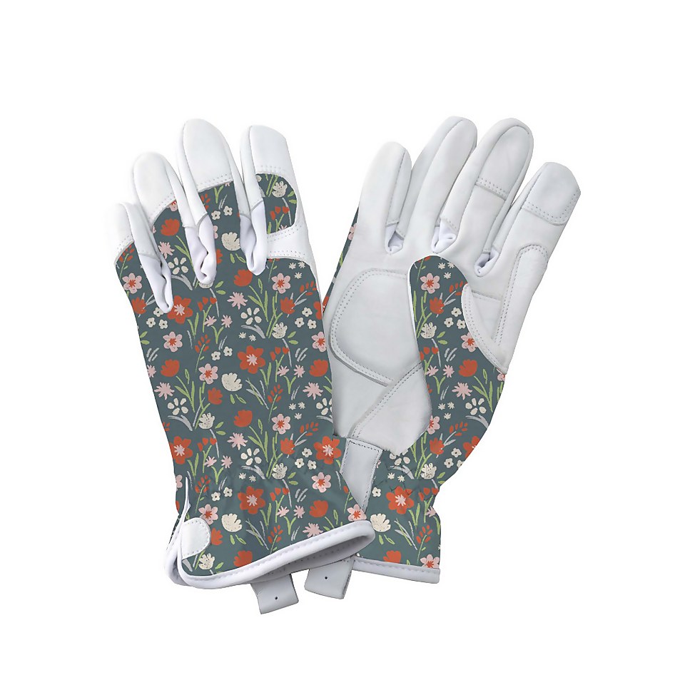 Westland Premium Leather Gloves Flower - Medium