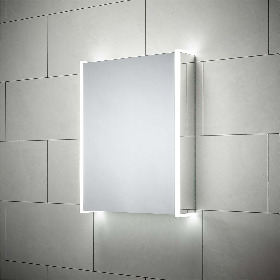 Bathstore Hydra Single Door LED Mirror Cabinet