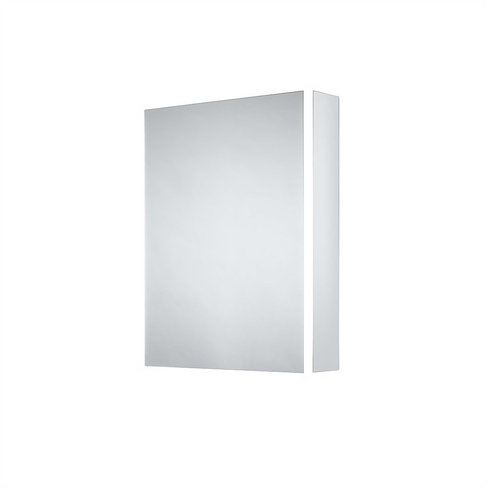 Bathstore Hydra Single Door LED Mirror Cabinet