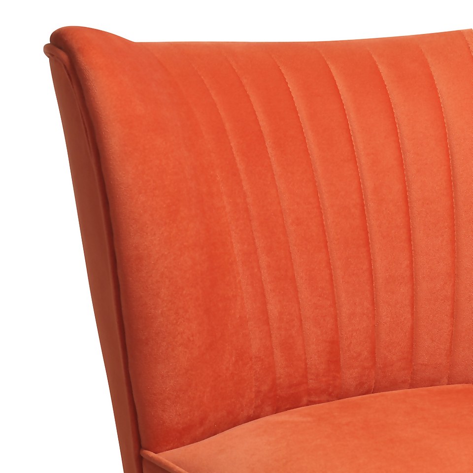 The Occasional Chair - Burnt Orange