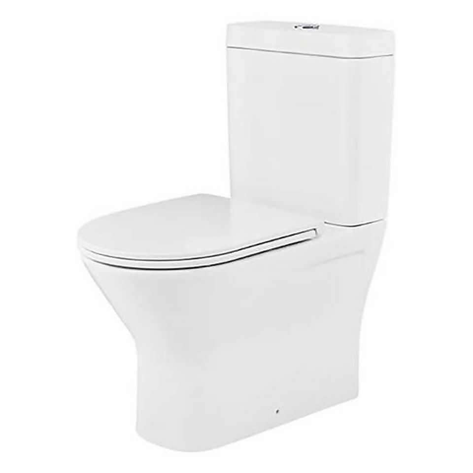 Bathstore Falcon Comfort Rimless Back To Wall Close Coupled Toilet