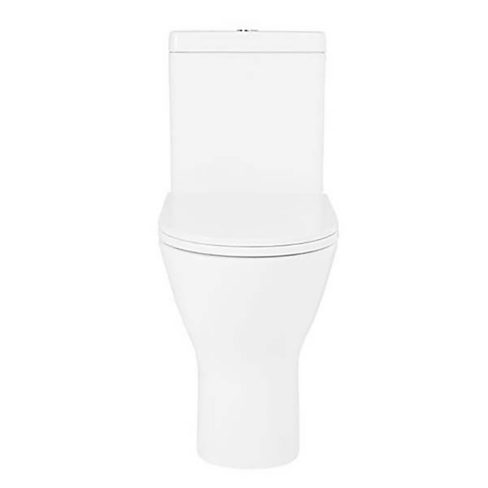 Bathstore Falcon Comfort Rimless Open Back Close Coupled Toilet