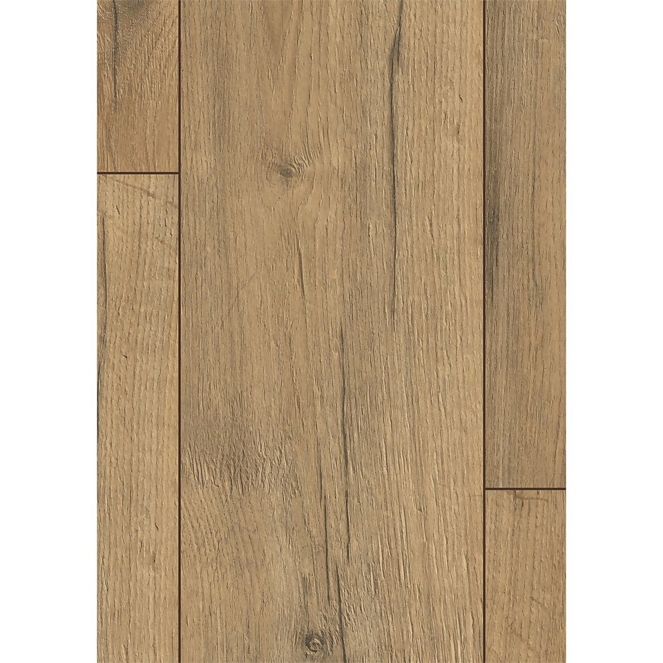 EGGER HOME Brown Loja Oak 8mm Laminate Flooring - 1.99 sqm Pack