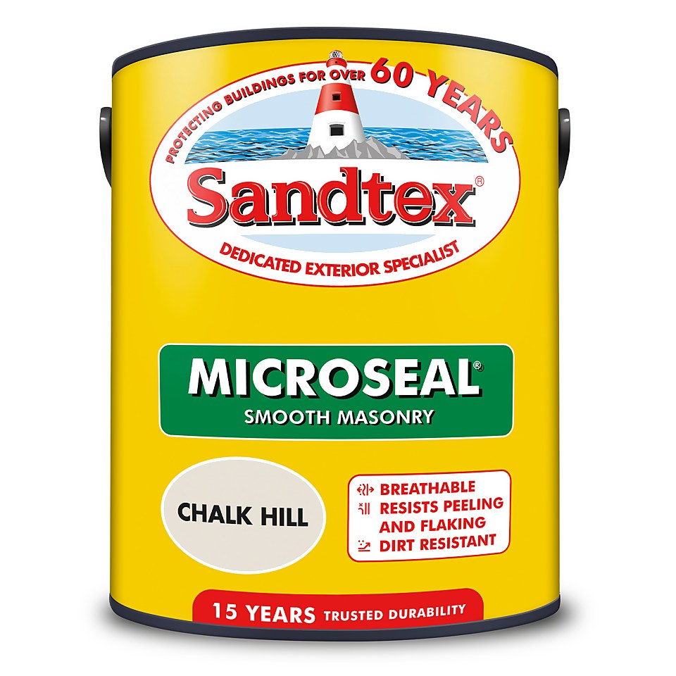 Sandtex Ultra Smooth Masonry Paint Chalk Hill - 5L