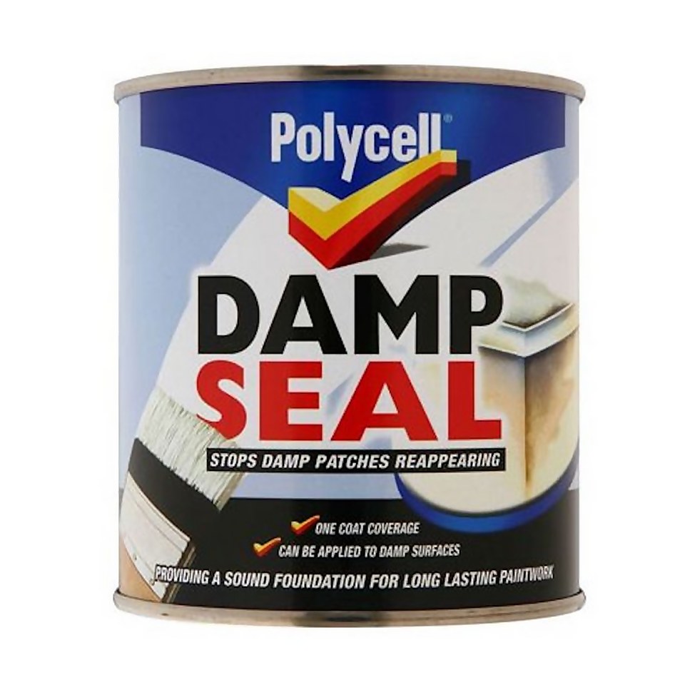 Polycell Damp Seal Interior Wall & Ceiling Paint - 1L